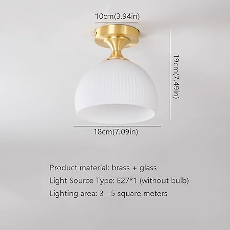 Modern Ceiling Lamp Glass | LumiMilk