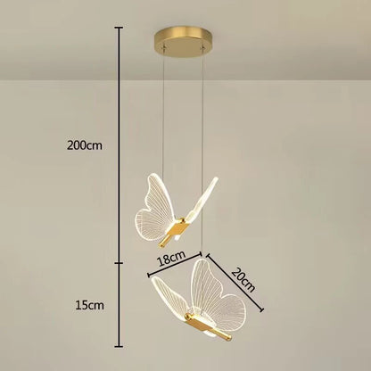 Butterfly-shaped Pendant Lamp | ButterflyGlow