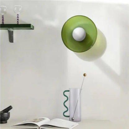 Wall lamp, Glass & Iron | Olive World