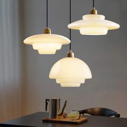 Plafondlamp, Messing & Glas | Lumea Aureo