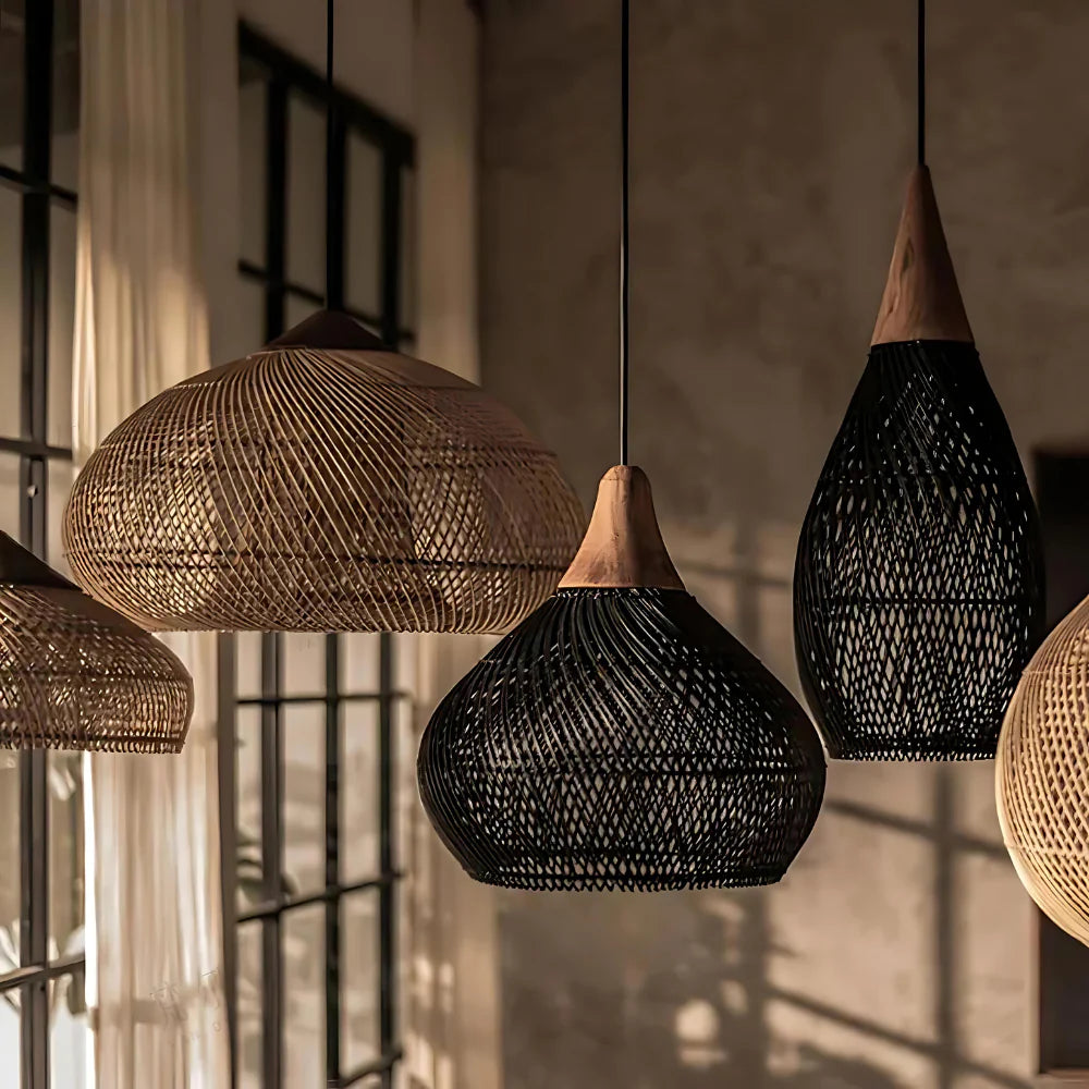 Ceiling lamp, Rattan | Snowbike