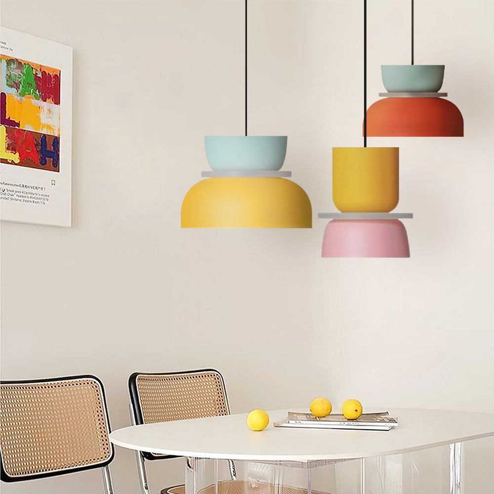 Nordic color block pendant lamp | DulcyGlow