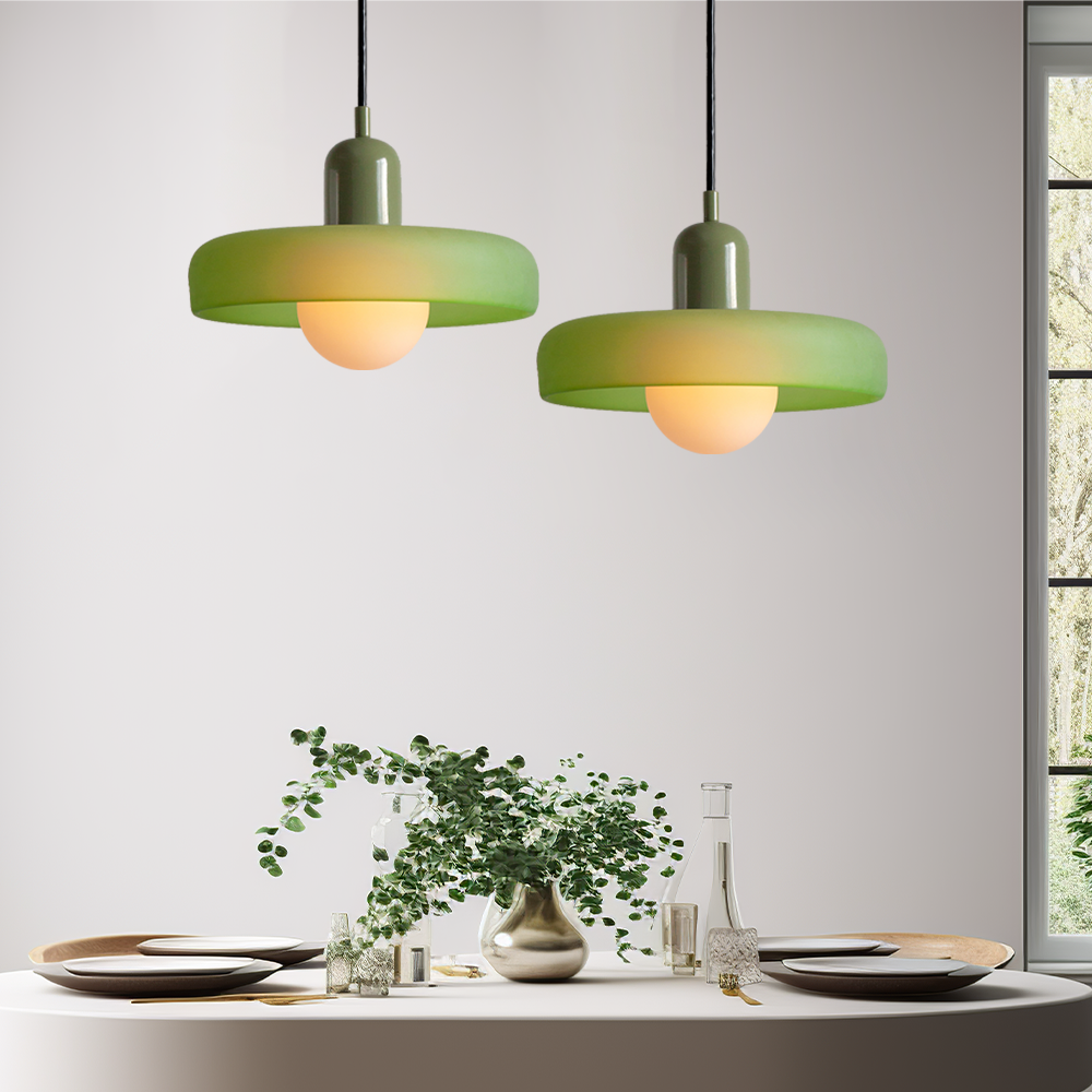 Bauhaus Pendant Lamp in Colored Glass | Aurelio