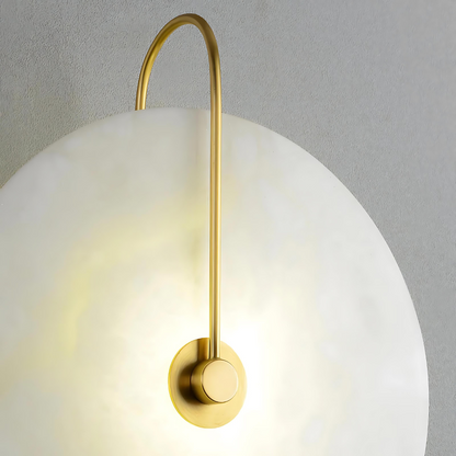 Wall lamp, Alabaster & Metal | The Shard World