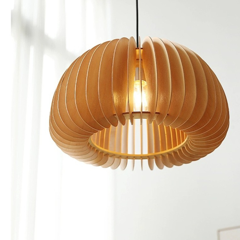 Pendant lamp, Wood & Metal | Radiance World