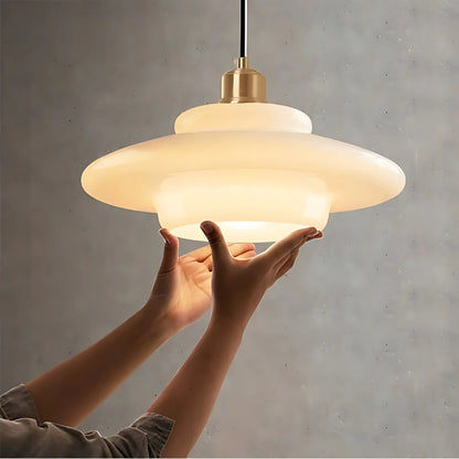 Plafondlamp, Messing & Glas | Lumea Aureo