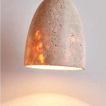 Travertine Pendant Lamp | Terra Lumis