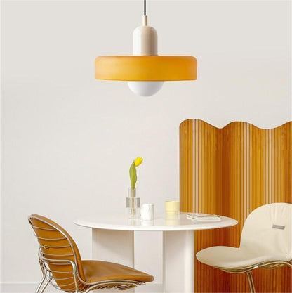 Bauhaus Hanglamp in Gekleurd Glas | Aurelio