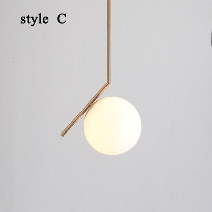 Elegante Glazen Hanglamp | LumiHarmony