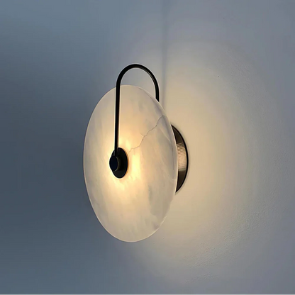 Wall lamp, Alabaster & Metal | The Shard World