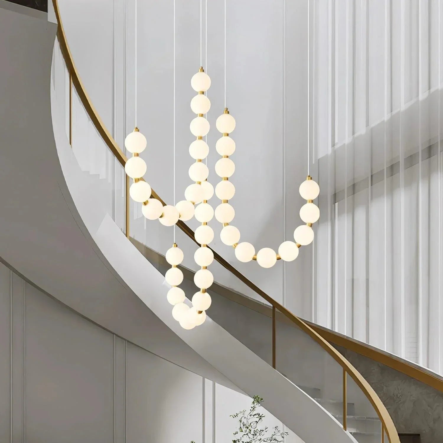 Luxe Witte Kroonluchter Modern | ElegantGlow-3