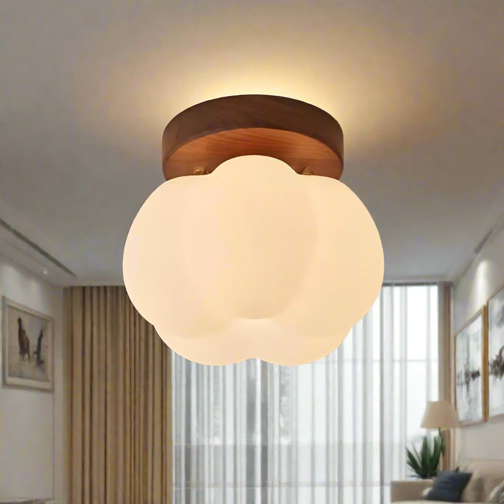 Modern Ceiling Lamp Wood | SnowPumpkin