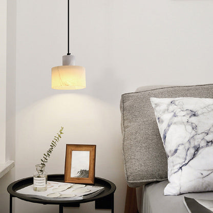 Scandinavische Hanglamp Wit Marmer | MarbleGlow-3