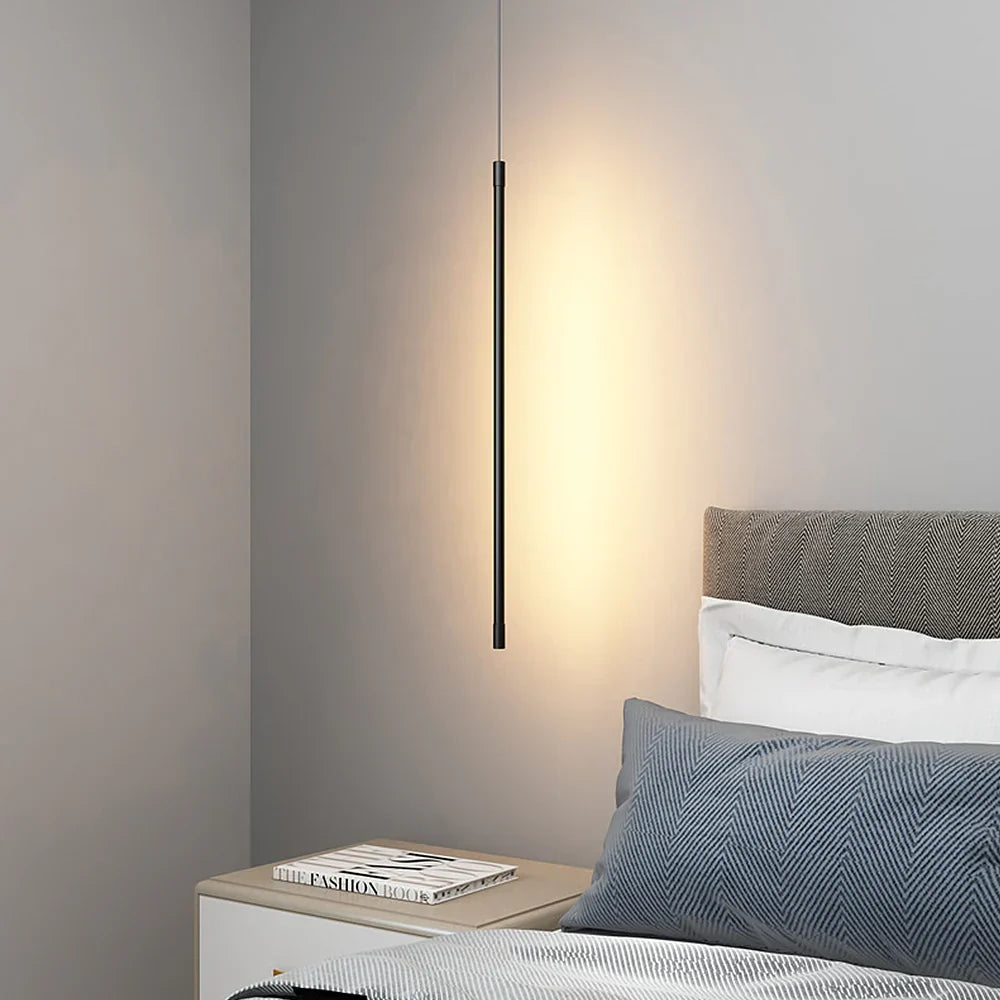 Sleek elongated LED pendant lamp made of aluminum | LightLine