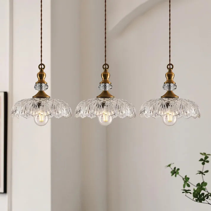 Mid-Century Glass Pendant Lamp | RetroGlow