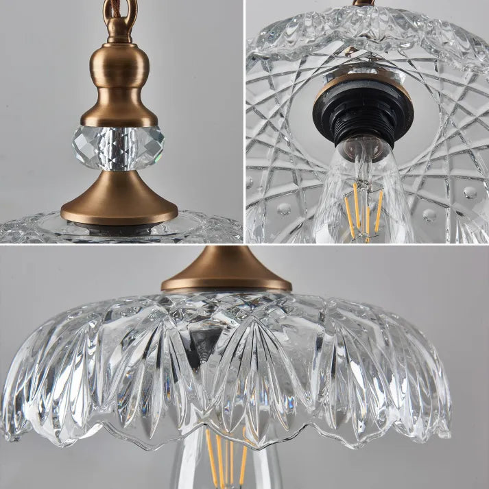 Mid-Century Glass Pendant Lamp | RetroGlow