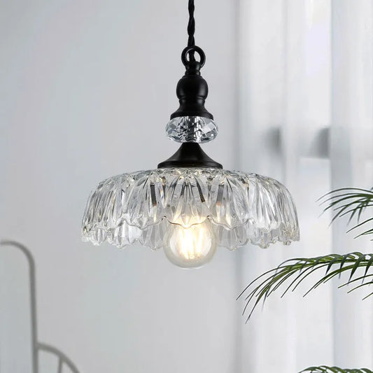 Mid-Century Glass Pendant Lamp | RetroGlow