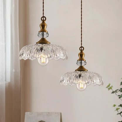 Mid-Century Glass Pendant Lamp | RetroGlow