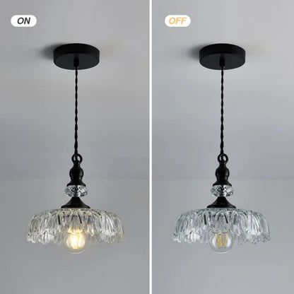 Mid-Century Glass Pendant Lamp | RetroGlow