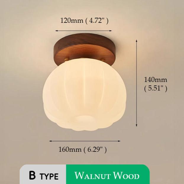 Moderne Plafondlamp Hout | LumiPumpkin