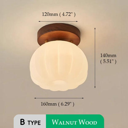 Modern Ceiling Lamp Wood | SnowPumpkin