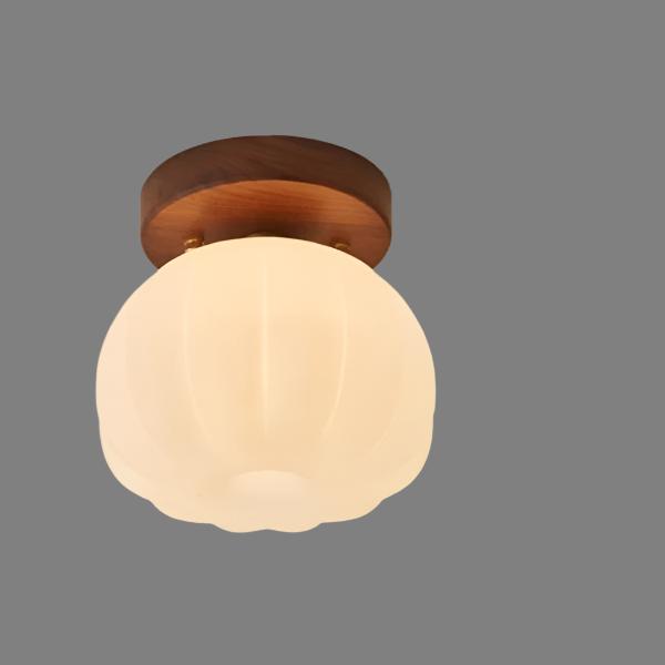 Moderne Plafondlamp Hout | LumiPumpkin