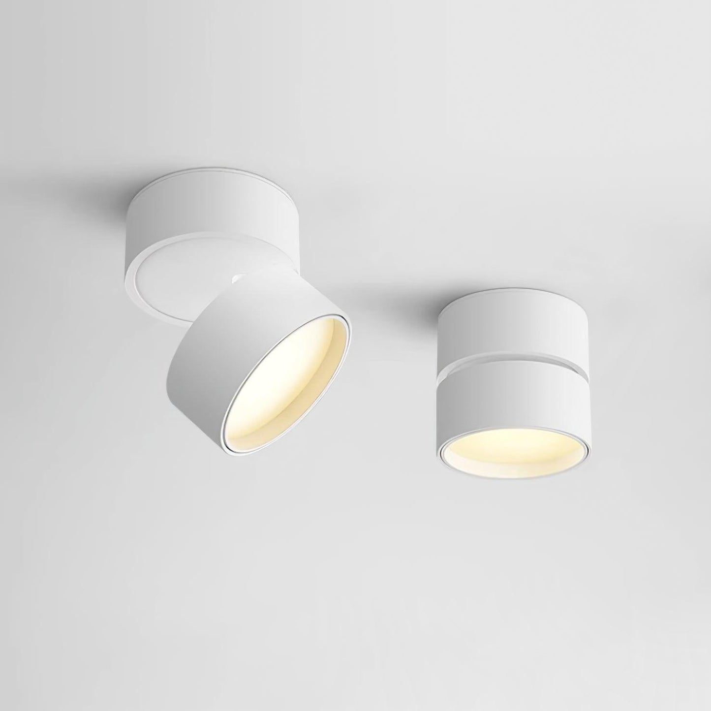 Opbouw plafondlamp van aluminium met warme LED-verlichting | LumeGlow