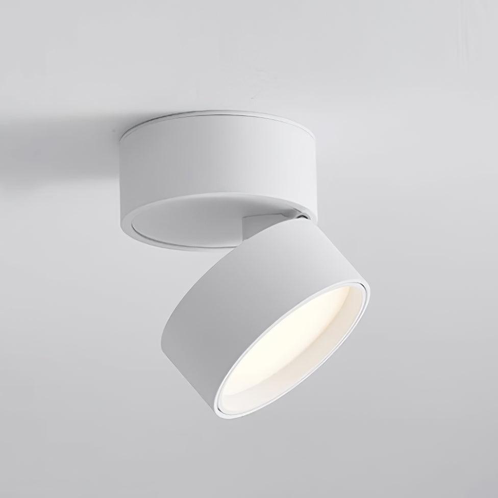 Construction ceiling lamp made of aluminum with warm LED lighting | LumeGlow