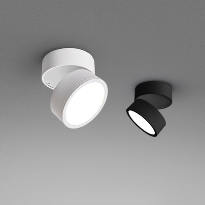 Construction ceiling lamp made of aluminum with warm LED lighting | LumeGlow