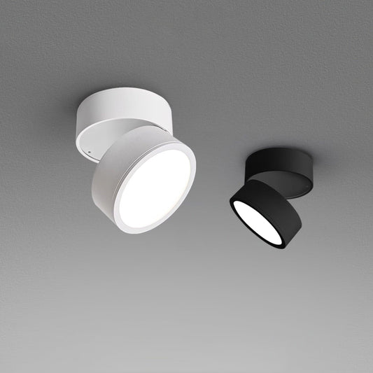 Construction ceiling lamp made of aluminum with warm LED lighting | LumeGlow