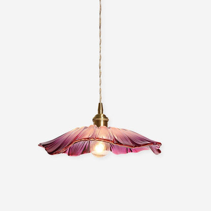 Bloemen Glazen Hanglamp | LumiFlora