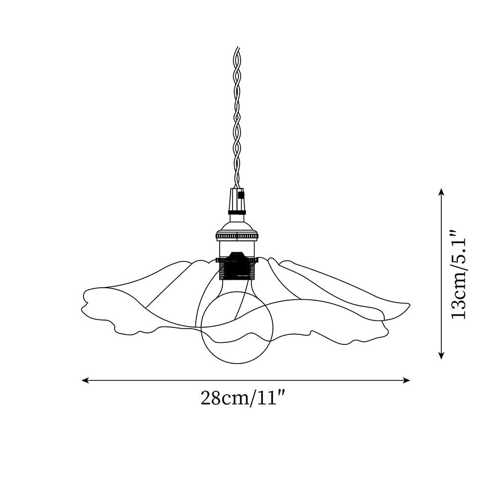 Bloemen Glazen Hanglamp | LumiFlora