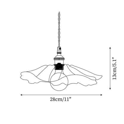 Bloemen Glazen Hanglamp | LumiFlora