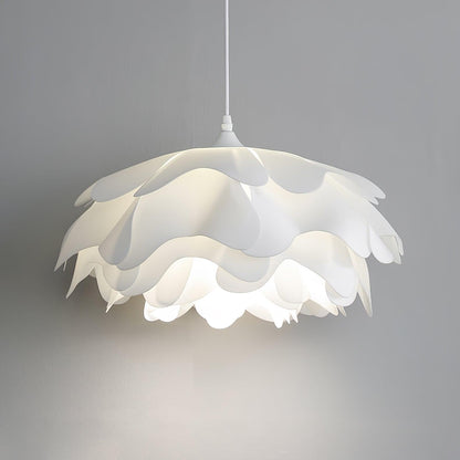 White flower-shaped pendant lamp | PetalGlow