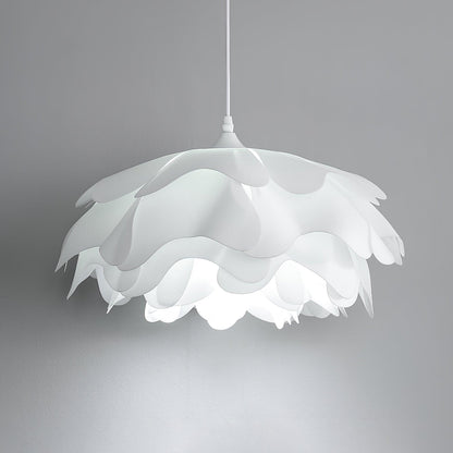 Witte hanglamp in bloemvorm | PetalGlow