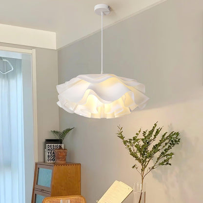 Witte hanglamp in bloemvorm | PetalGlow