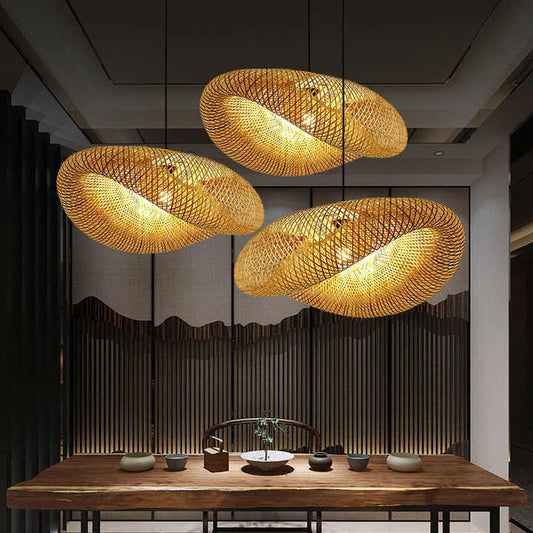 Bamboo Hanging Lamp | ZenGlow