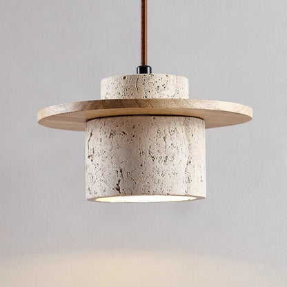 TravertiLuxe | Travertine Pendant Lamp