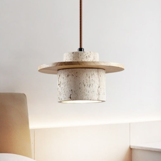 TravertiLuxe | Travertine Pendant Lamp