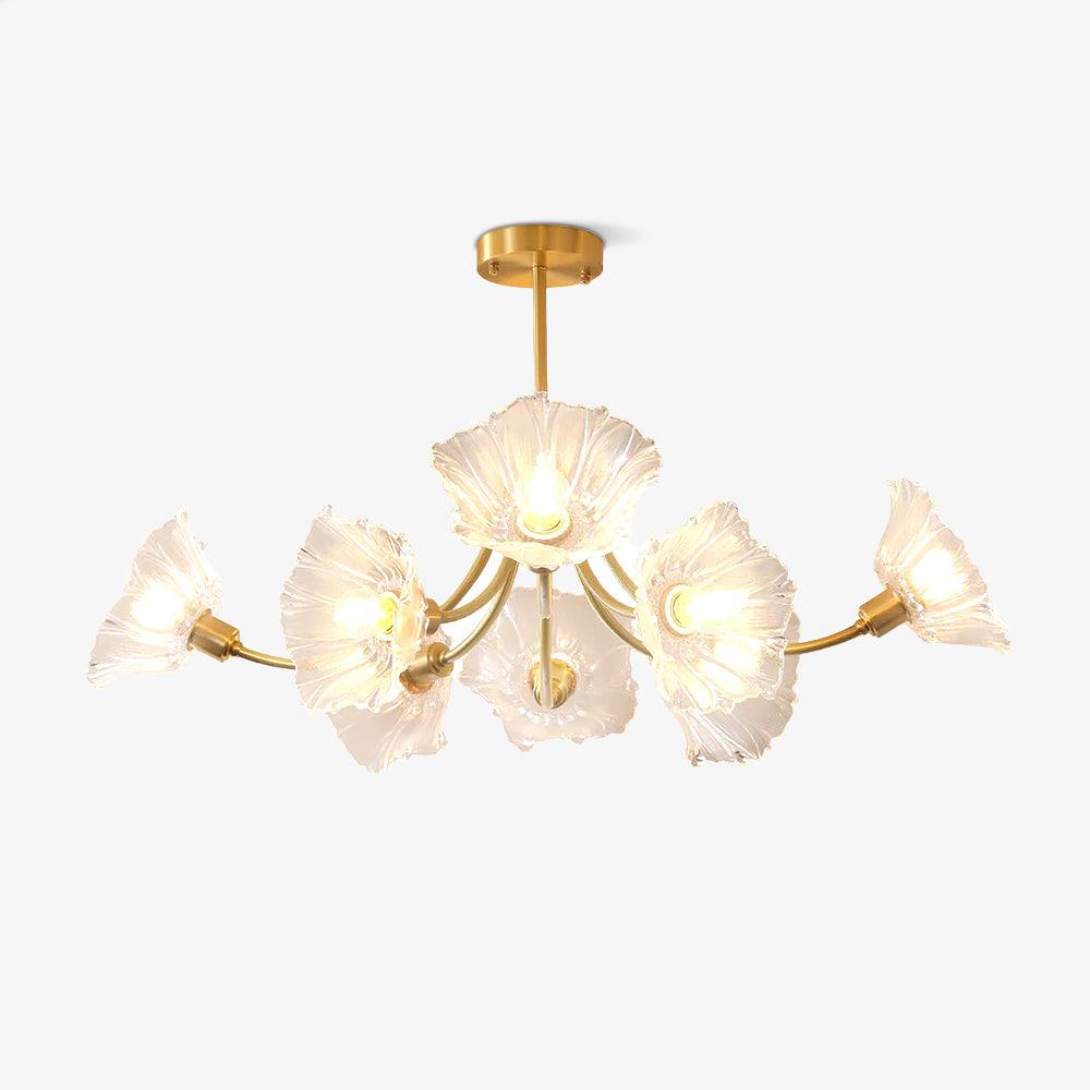 Kalin Flower Glass Chandelier | BloomLuxe