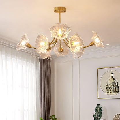 Kalin Flower Glass Chandelier | BloomLuxe