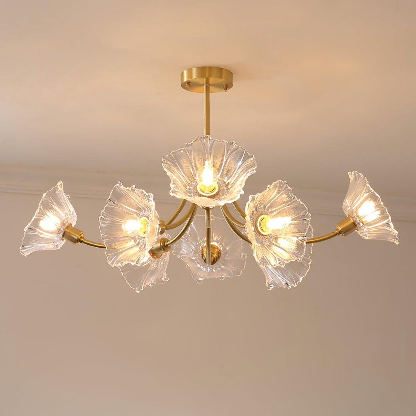 Kalin Flower Glass Chandelier | BloomLuxe