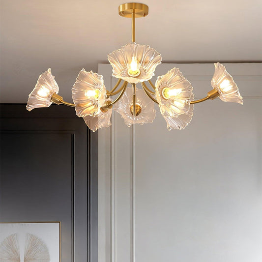 Kalin Flower Glass Chandelier | BloomLuxe