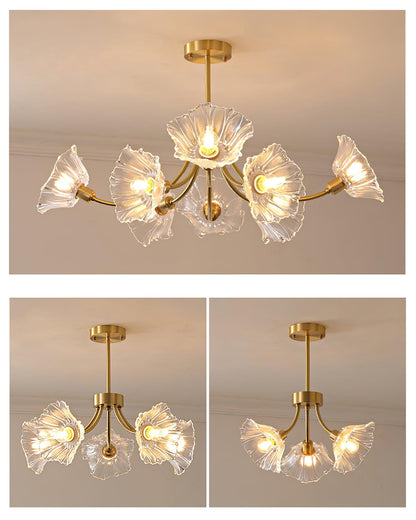 Kalin Flower Glass Chandelier | BloomLuxe