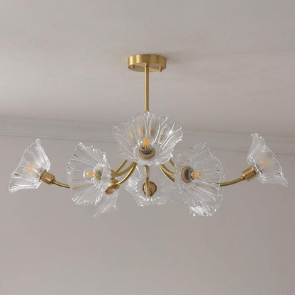 Kalin Flower Glass Chandelier | BloomLuxe