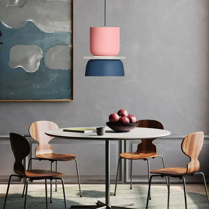 Nordic color block pendant lamp | DulcyGlow