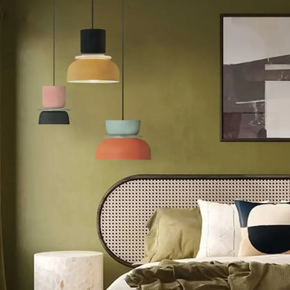 Nordic color block pendant lamp | DulcyGlow