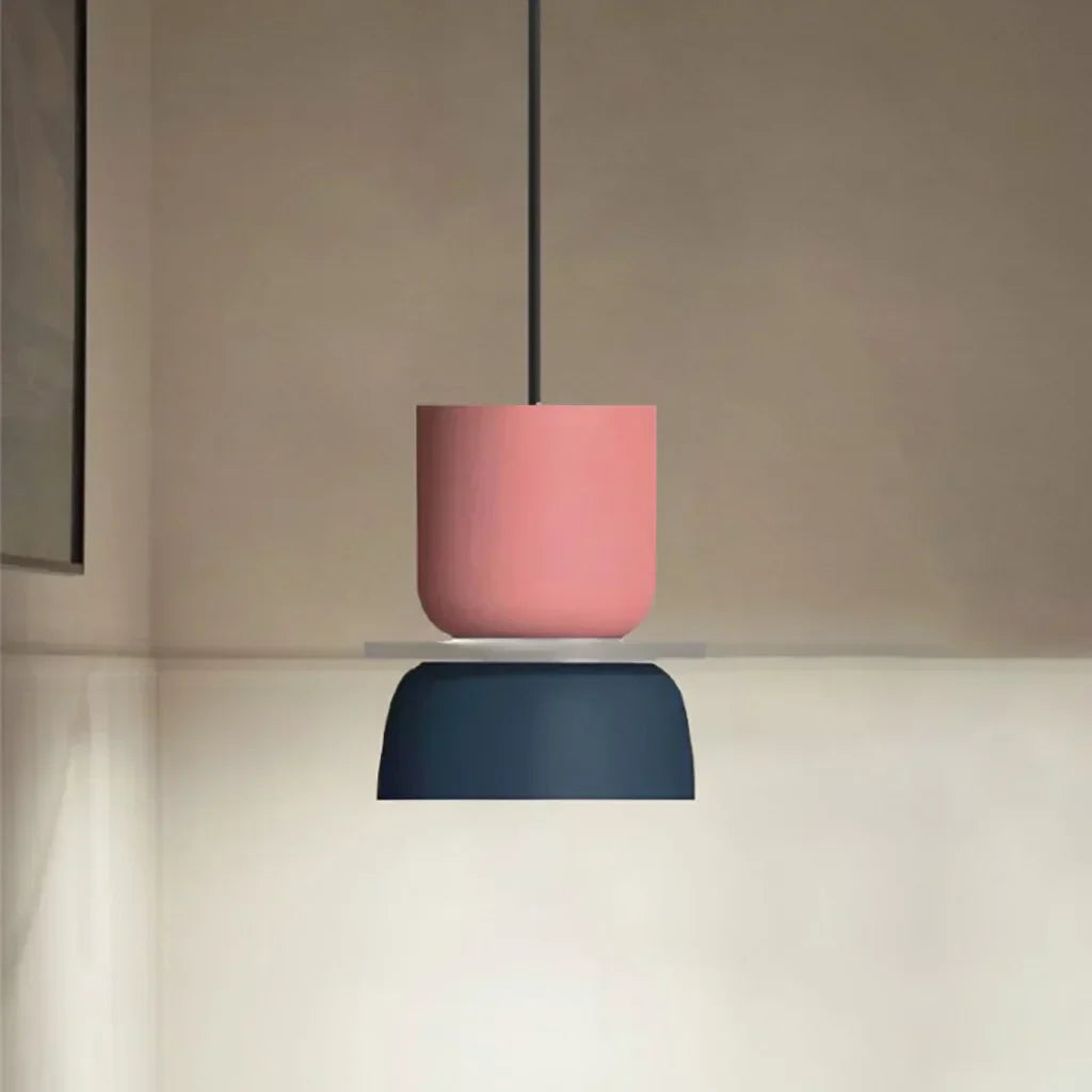 Nordic color block pendant lamp | DulcyGlow