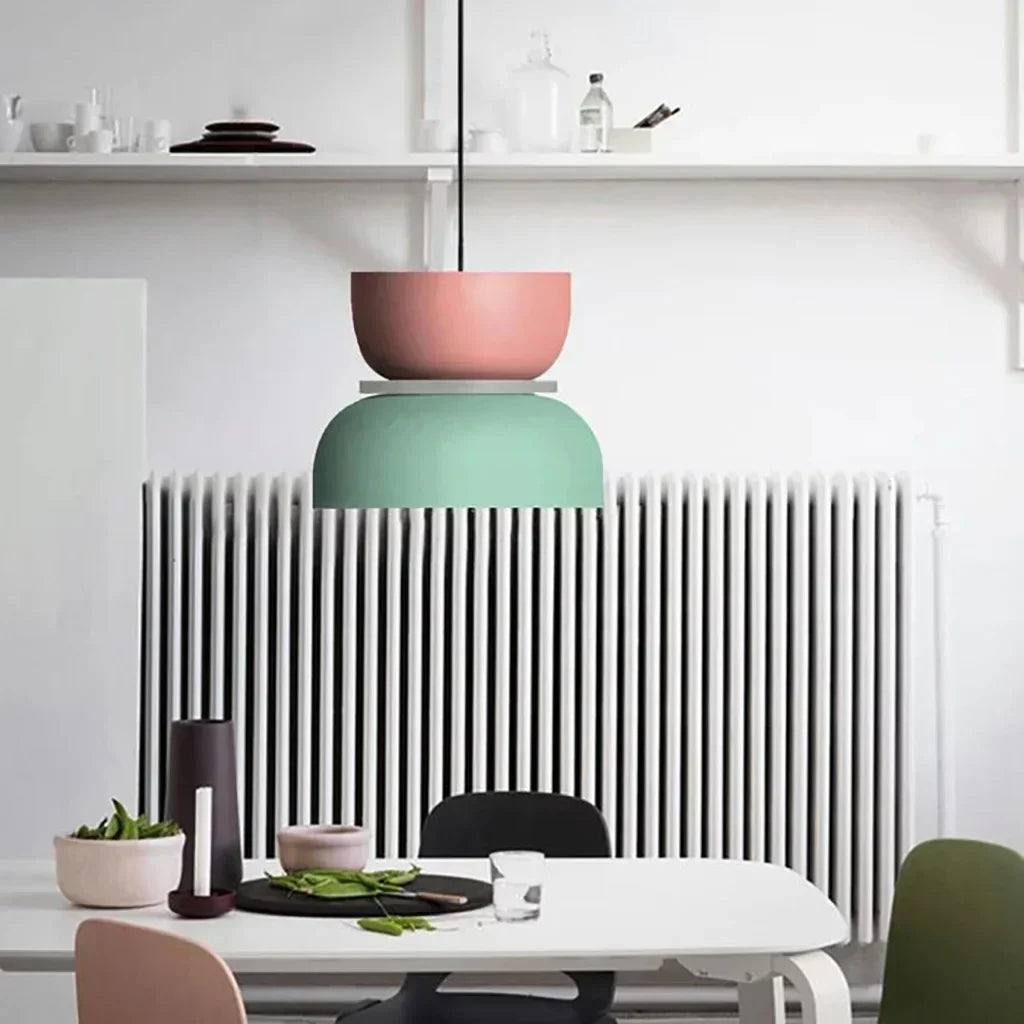 Nordic color block pendant lamp | DulcyGlow