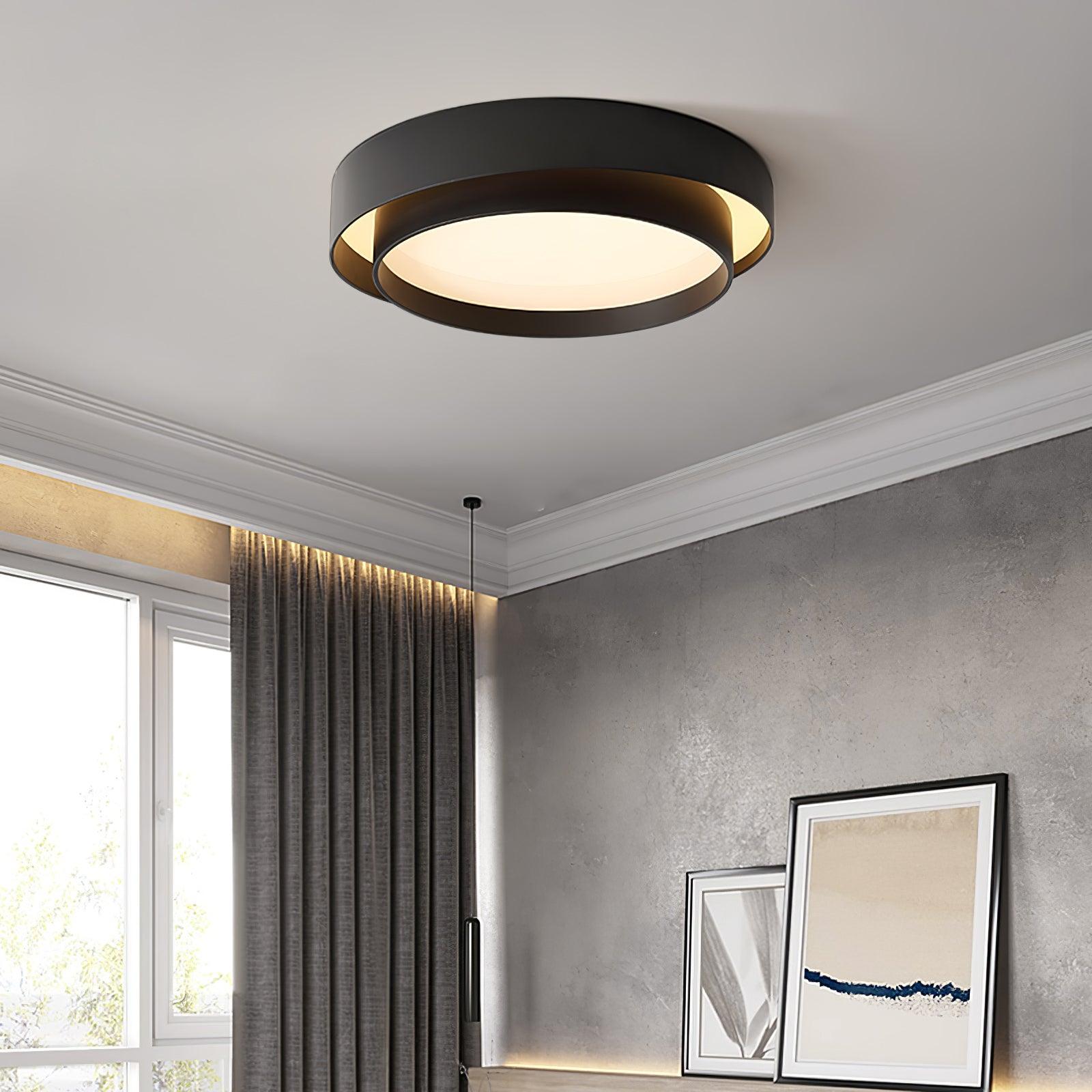 Variant image for Moderne Plafondlamp Zwart met LED | LuxeLight-2